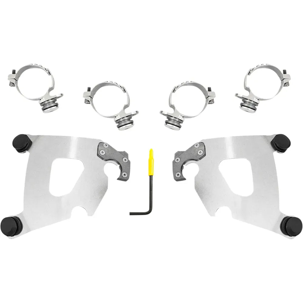 Kit de herrajes Cafe Fairing Trigger-Lock - Kit de montaje Cafe - Pulido - XL1200X