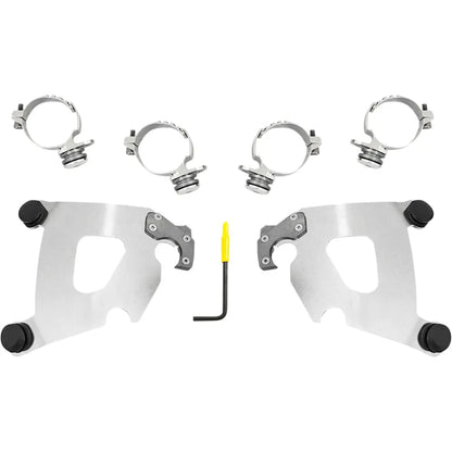 Kit de herrajes Cafe Fairing Trigger-Lock - Kit de montaje Cafe - Pulido - XL1200X