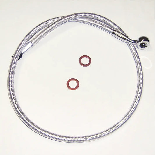 Kit de línea de freno delantero específico para ABS Designer Series de longitud alternativa - Línea de freno - 10 mm-35° - 25" - Sterling Chromite II