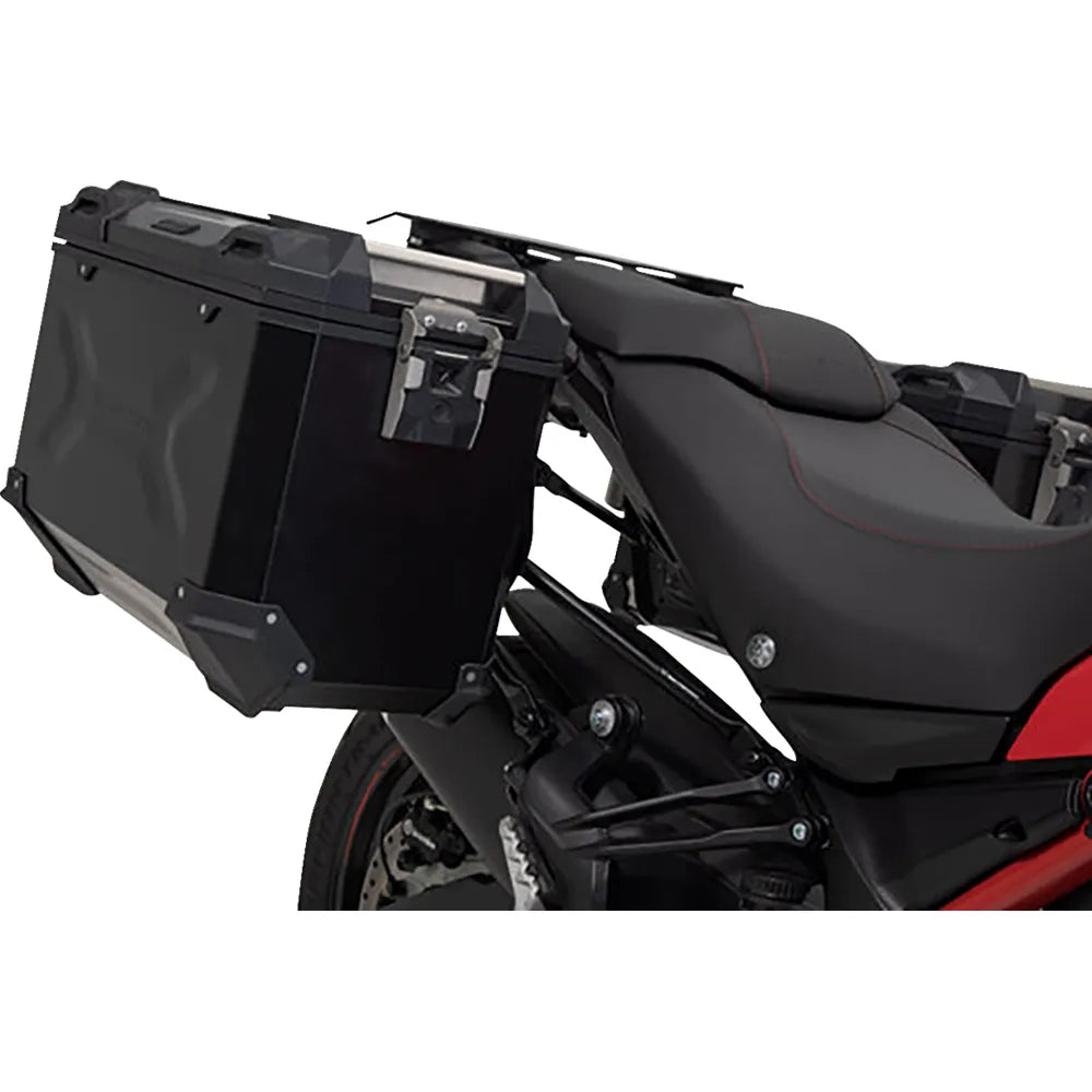 TRAX ADV Aluminum Case System - Black - Ducati Multistrada 950/1200/1260/V2 '15-'24