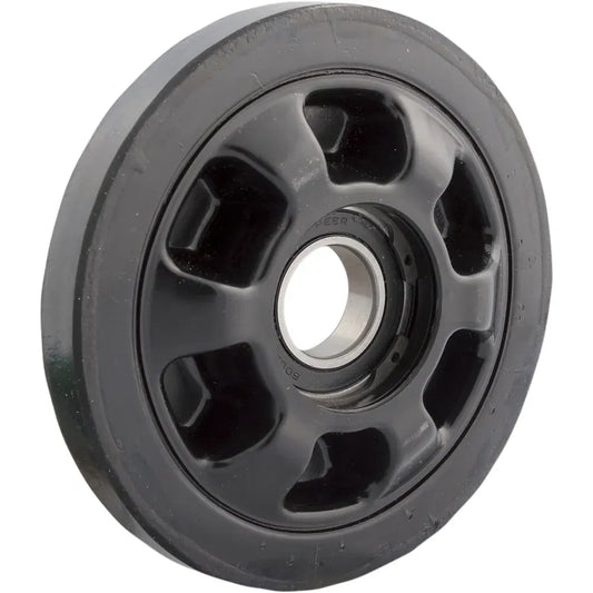 Idler Wheel with Bearing 6004-2RS - Black - 135 mm OD x 25 mm ID