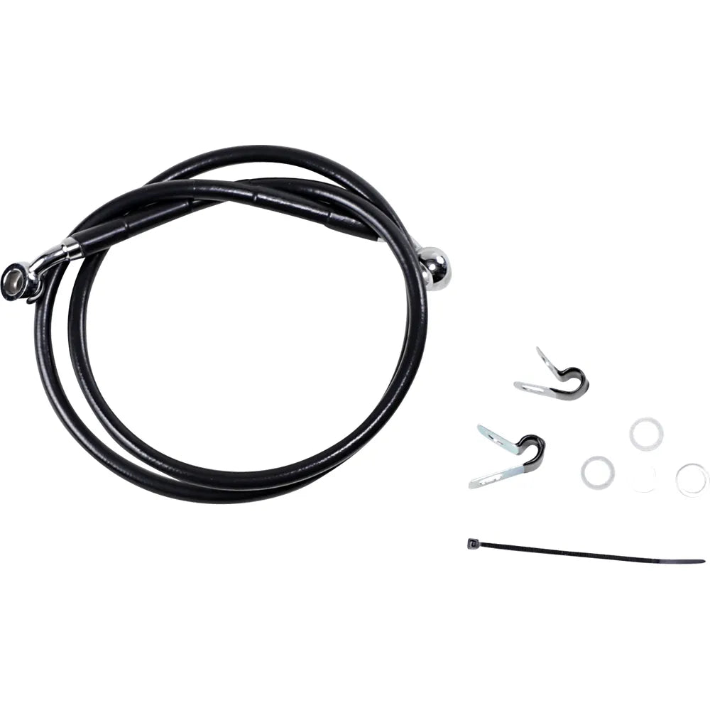 Front Brake Line 04-10 Black