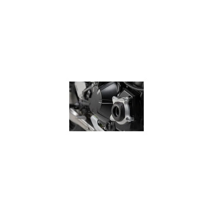 Engine Case Protector - Black/Silver - Kawasaki - Z900
