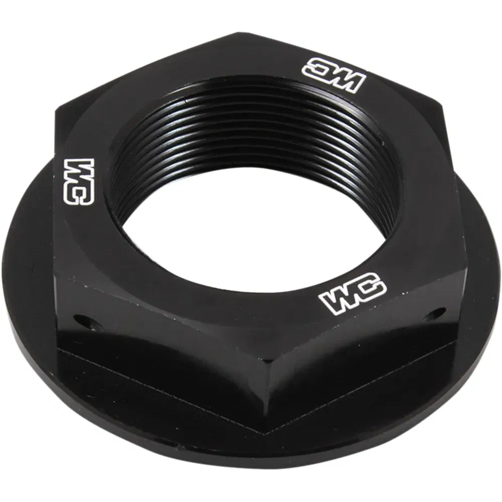 Steering Stem Nut - Black - Yamaha