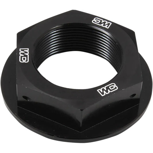 Steering Stem Nut - Black - Yamaha