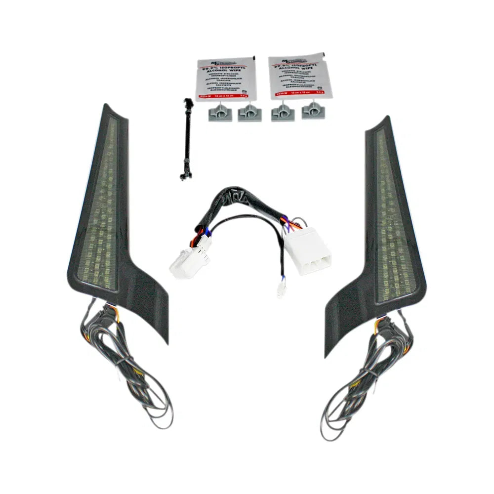 Fascia LED Light Panels - Black/Smoke