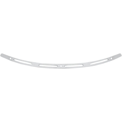 Embellecedor de parabrisas de acero inoxidable - Embellecedor de parabrisas - Pulido - Ranuras - FLH '96-'13