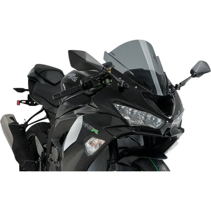 Parabrisas Z-Racing - Parabrisas de carrera - 13-3/4" - Ahumado oscuro - ZX-6R