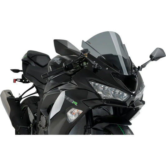 Parabrisas Z-Racing - Parabrisas de carrera - 13-3/4" - Ahumado oscuro - ZX-6R