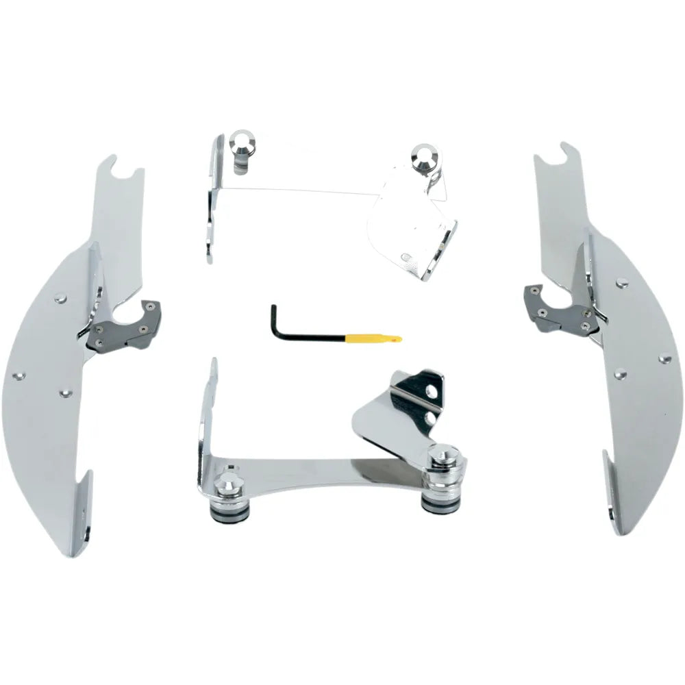 Batwing Trigger Lock Mounting Kit - VTX13 - Polished