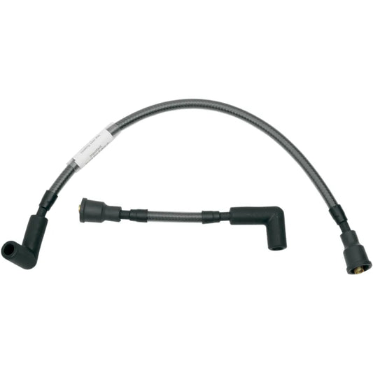 Cable de bujía trenzado - Cables de bujía - Perla negra - FX/FL '65-'99