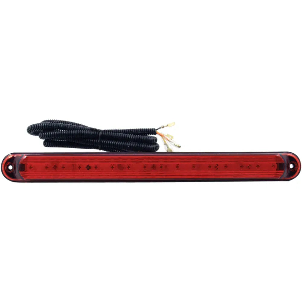 LED Light Bar - Red Lens - Black Base