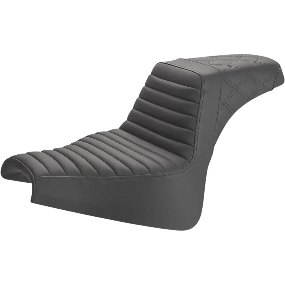 Step Up Seat - Tuck and Roll/Lattice Stitched - Black33852262