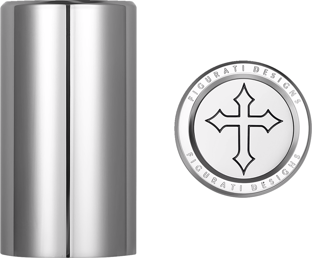 Cubiertas de acoplamiento - Cubiertas de acoplamiento - Cruz - Larga - Plata