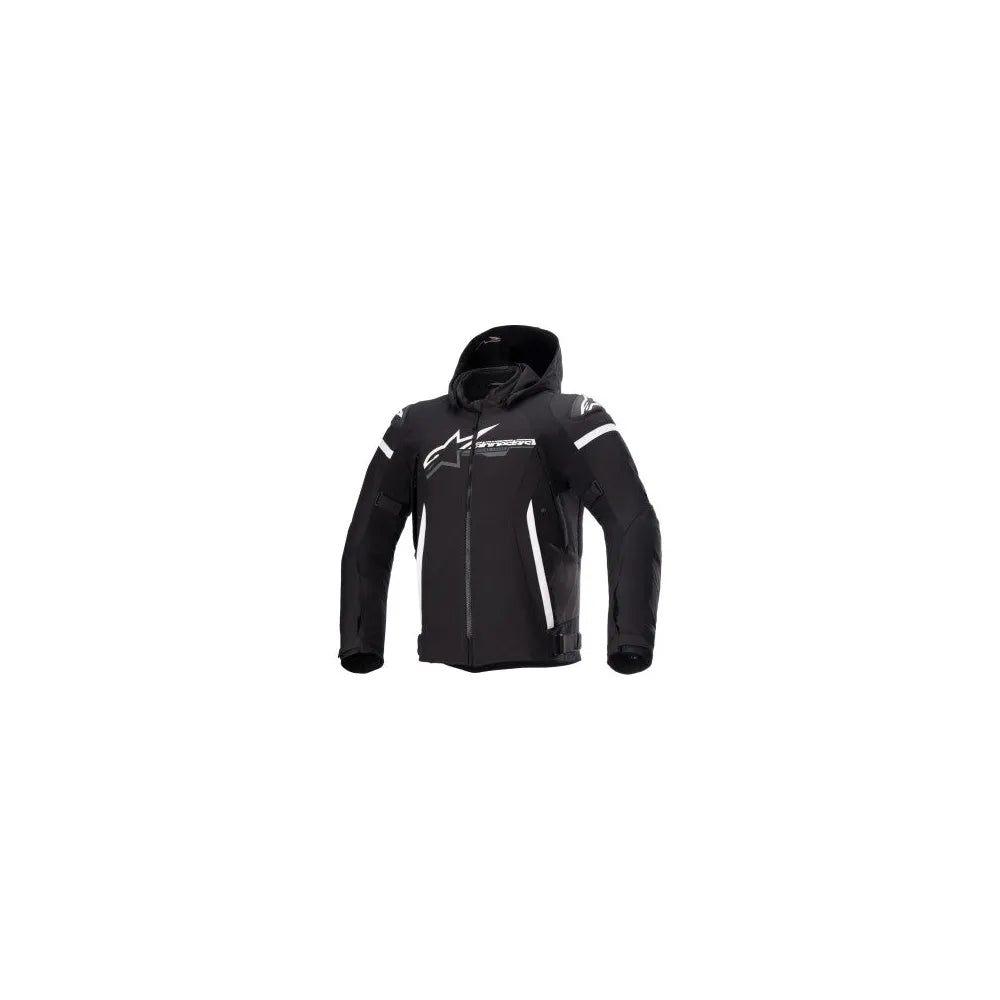 Chamarra Impermeable Alpinestars Zaca - Negro/Blanco