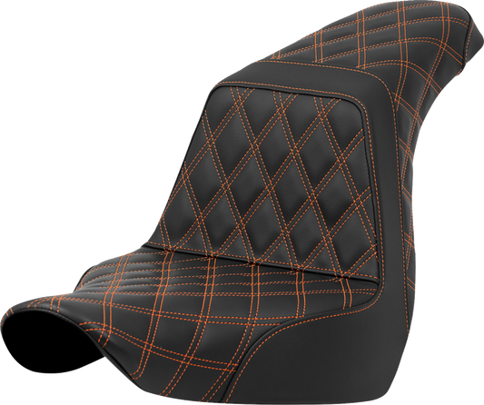 Asiento escalonado con puntada de celosía - Asiento escalonado - Puntada de celosía completa - Puntada naranja - FXLR/FLSB '18 -'21