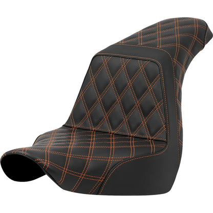Asiento escalonado con puntada de celosía - Asiento escalonado - Puntada de celosía completa - Puntada naranja - FXLR/FLSB '18 -'21