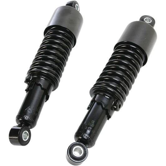 Custom Shorty Shocks with Shroud - Black Body/Black Spring Finish - Eye Lowering