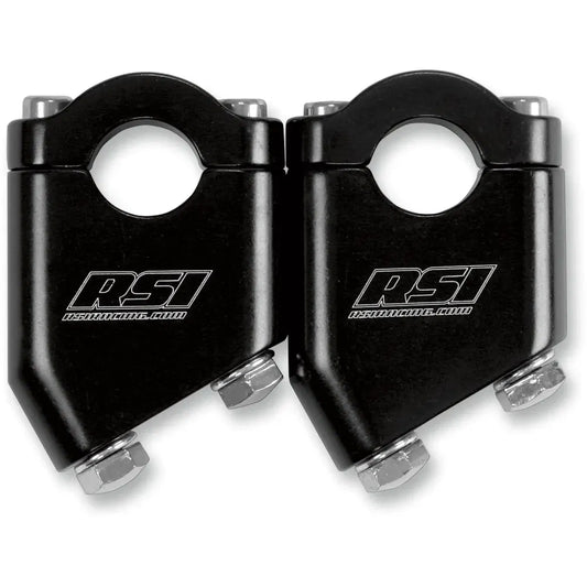 Risers - Angled - 40° - 4" - Black