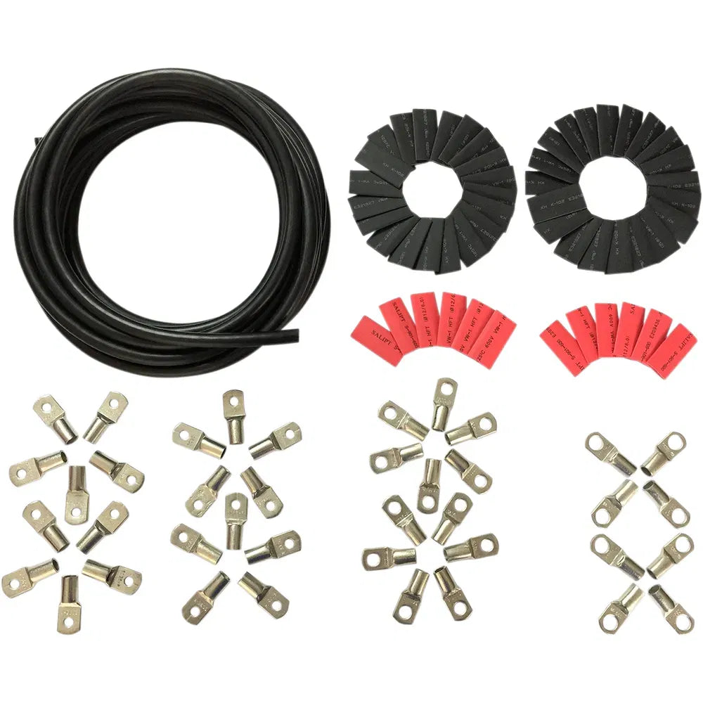 Custom Battery Cable Kit  - Harley Davidson - Black