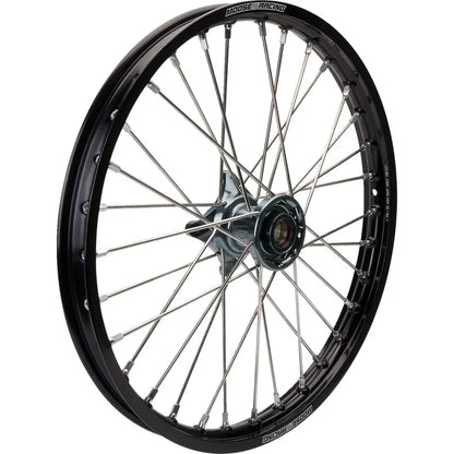 Rueda completa SX-1 - Conjunto de ruedas - SX-1 - Completo - Delantera - Rueda negra/Buje gris - 19x1,4 - SX/MC/TC 85