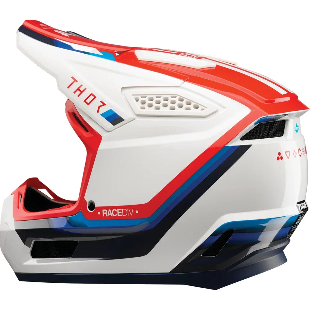 Casco fleet defy blanco/rojo/azul