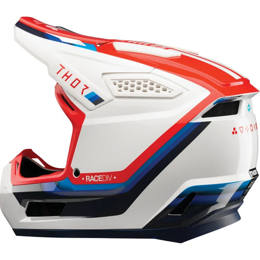 Casco fleet defy blanco/rojo/azul