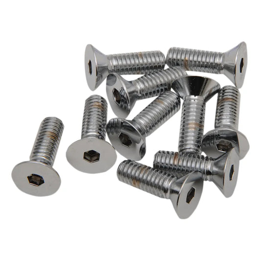 5/16X18X3/4 Chrome Flat Head