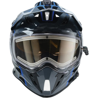 Casco range 2.0 rotor snow electric negro/azul