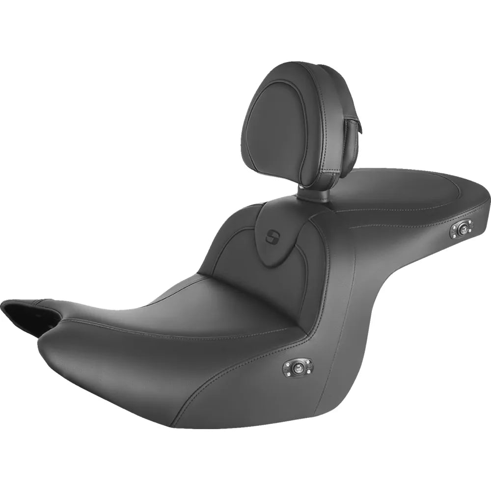 Asiento RoadSofa™ con calefacción - Asiento RoadSofa™ - con respaldo - Negro con costuras negras - Calefacción - GL1800 '18 -'24