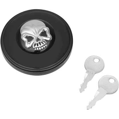 Tapa de gasolina con calavera con cierre atornillable