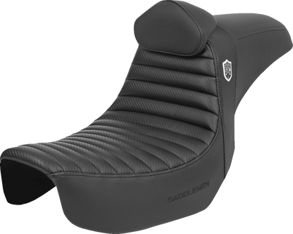 Asiento Pro Series SDC Performance Grip - Asiento Pro Series SDC Performance - con respaldo - Tuck-n-Roll/Fibra de carbono - Pinza - Dyna '06-'17