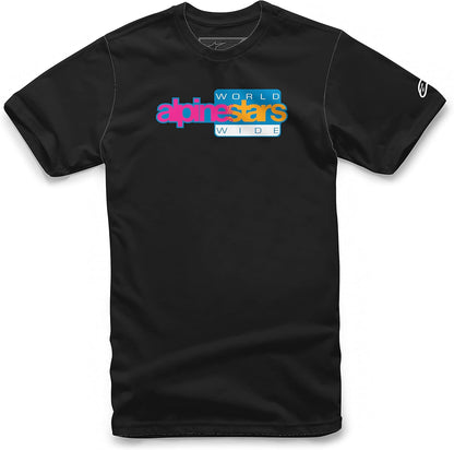 Playera Alpinestars World Wide Again - Negro