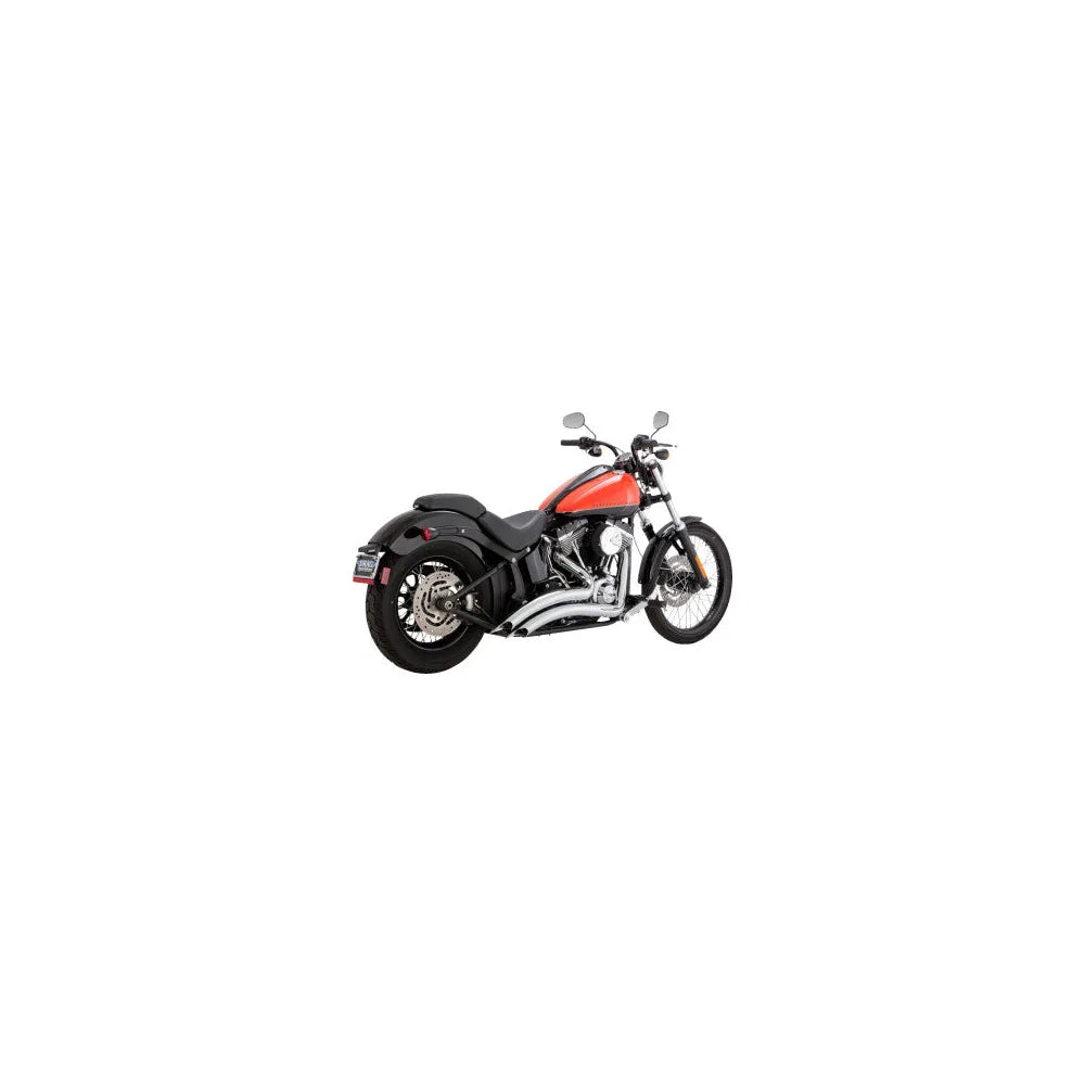 Sistema de escape 2 en 2 Big Radius - Cromo