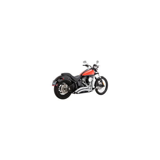 Sistema de escape 2 en 2 Big Radius - Cromo