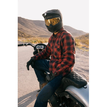 Chamarra de franela Icon Fallblock - Rojo