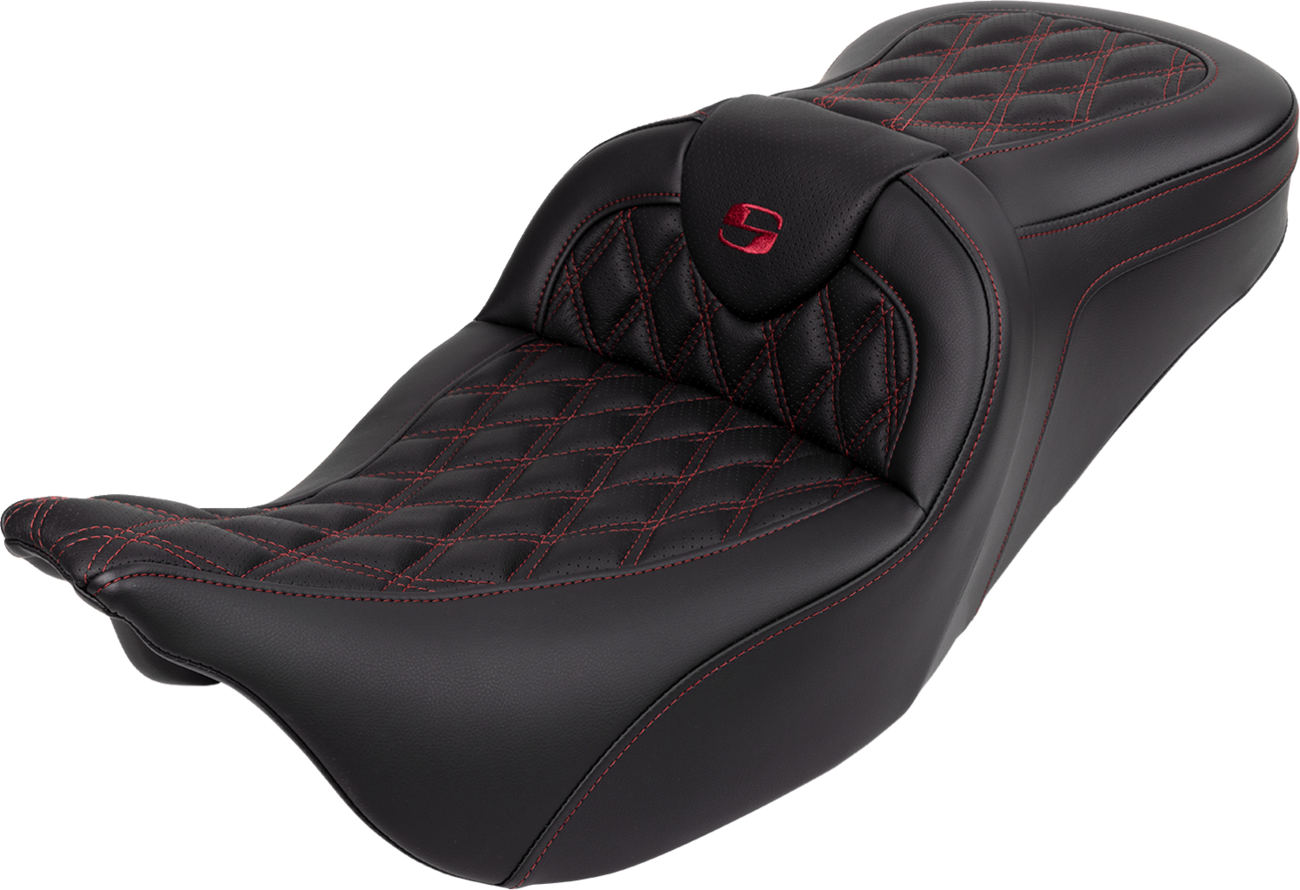 Asiento Roadsofa™ Lattice Stitch - Asiento Roadsofa™ - con respaldo - Wine Berry Stitch - FL '08-'23