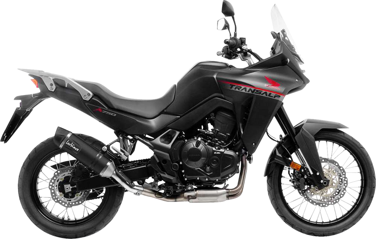 Silenciador Slip-On LV One - Silenciador Slip-On LV One - Negro - Honda XL750 Transalp