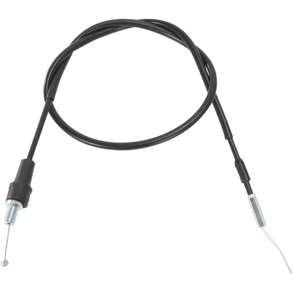 Cable del acelerador de vinilo negro.
