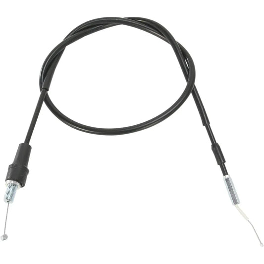 Cable del acelerador de vinilo negro.