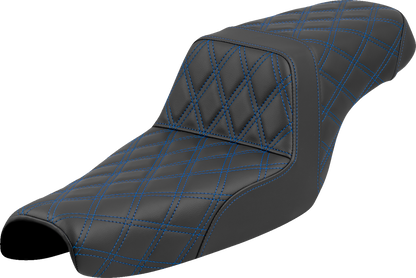 Asiento escalonado con puntada de celosía - Asiento escalonado - Puntada de celosía - Puntada azul - XL '04-'22