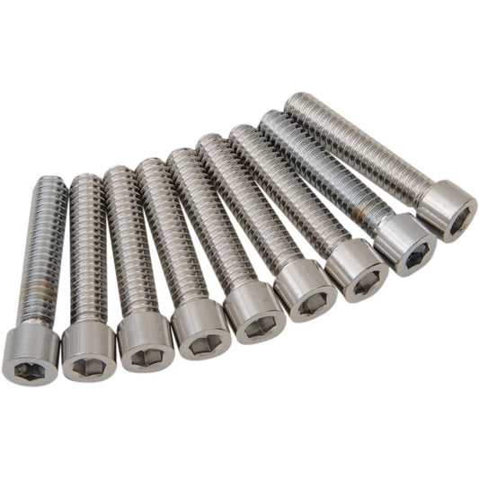 Kit de Tornillos M8 Tapa del Árbol de Levas - Cromado