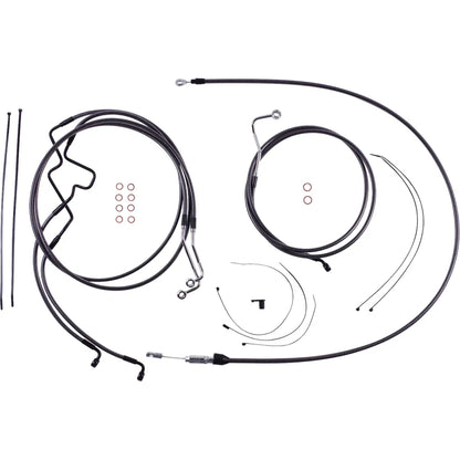 Kit de instalación de manillar de diseñador KARBONFIBR - Kit de instalación de manillar de diseñador KARBONFIBR - 10" - FLHR '21-'22