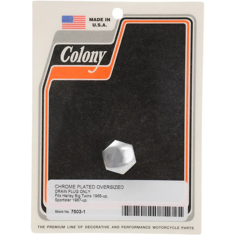 Oversize Chrome Drain Plug