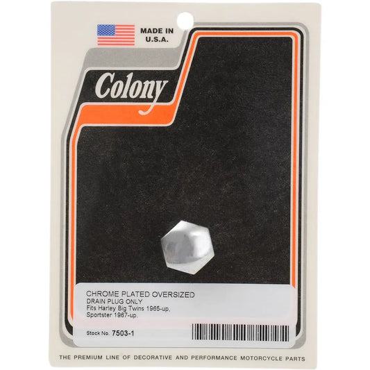 Oversize Chrome Drain Plug