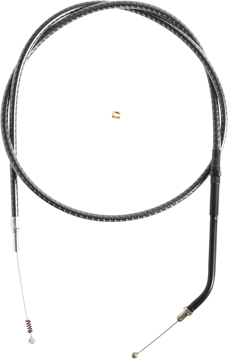 Cable trenzado de acelerador/ralentí KARBONFIBR - Cable de ralentí trenzado KARBONFIBR - 36"