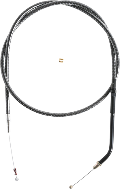 Cable trenzado de acelerador/ralentí KARBONFIBR - Cable de ralentí trenzado KARBONFIBR - 36"