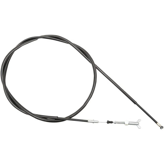 Cable de freno de vinilo negro.