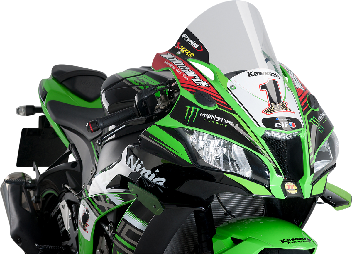 Parabrisas Z-Racing - Parabrisas de carrera - 14-1/4" - Transparente - Kawasaki