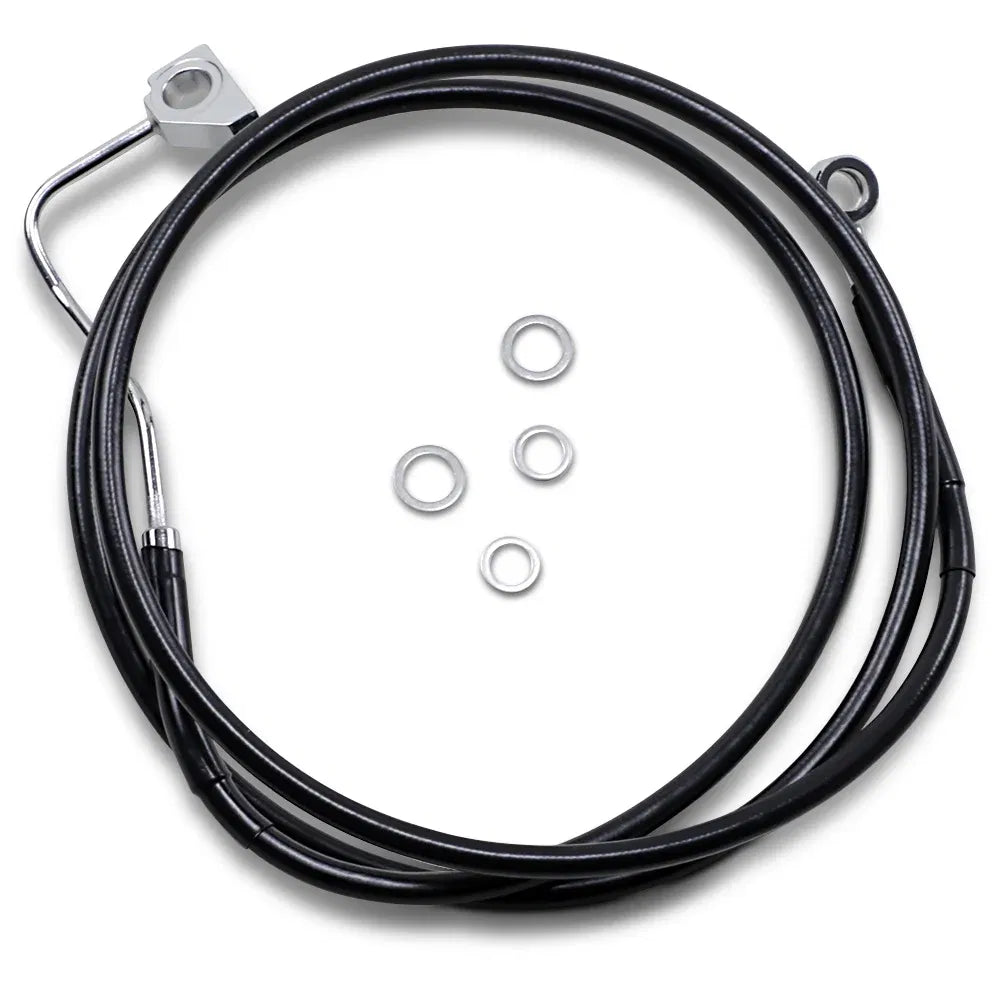 Kit de línea de freno de vinilo negro de longitud extendida